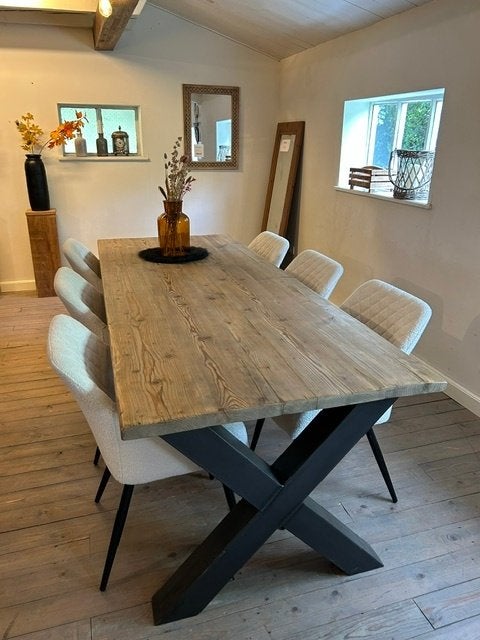 Nieuwe eettafel 230x90cm, Ophalen, 50 tot 100 cm, Rechthoekig, Nieuw