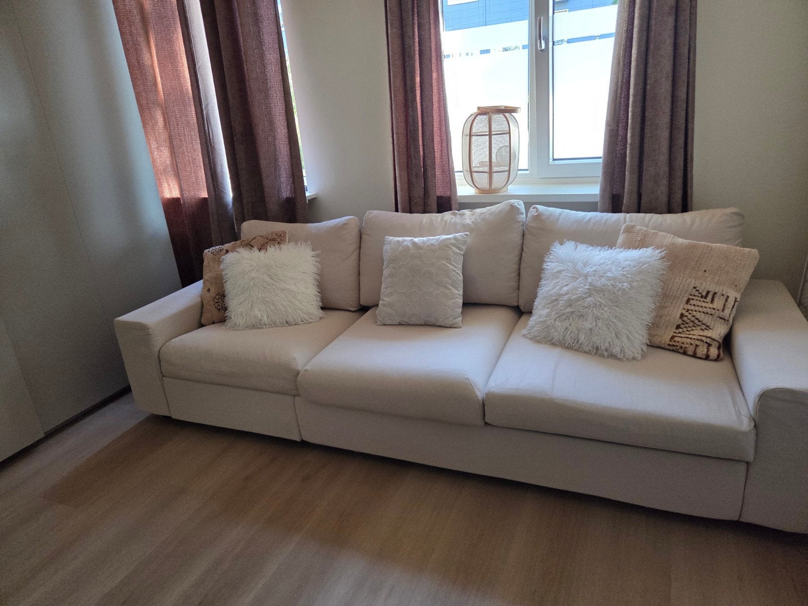 Vimle slaapbank 2 pers. Gunnared beige - z.g.a.n., Ophalen