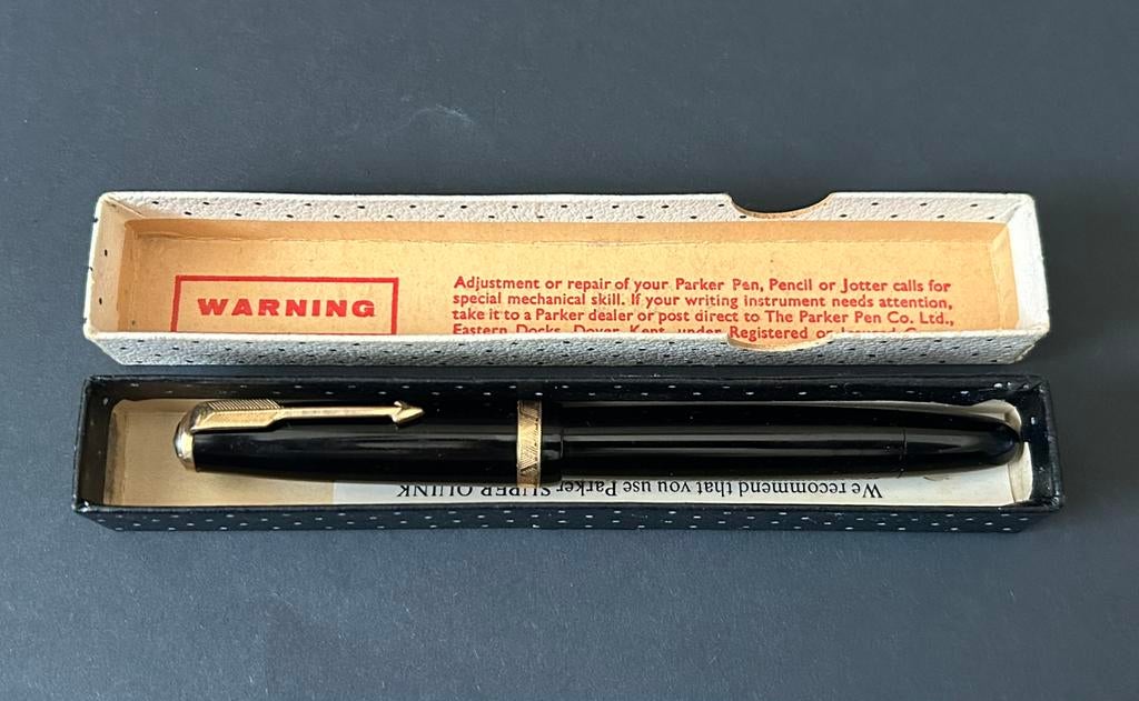 Parker Duovold Vulpen (14K Nib), Verzamelen, Pennenverzamelingen, Ophalen of Verzenden, Zo goed als nieuw, Vulpen, Parker