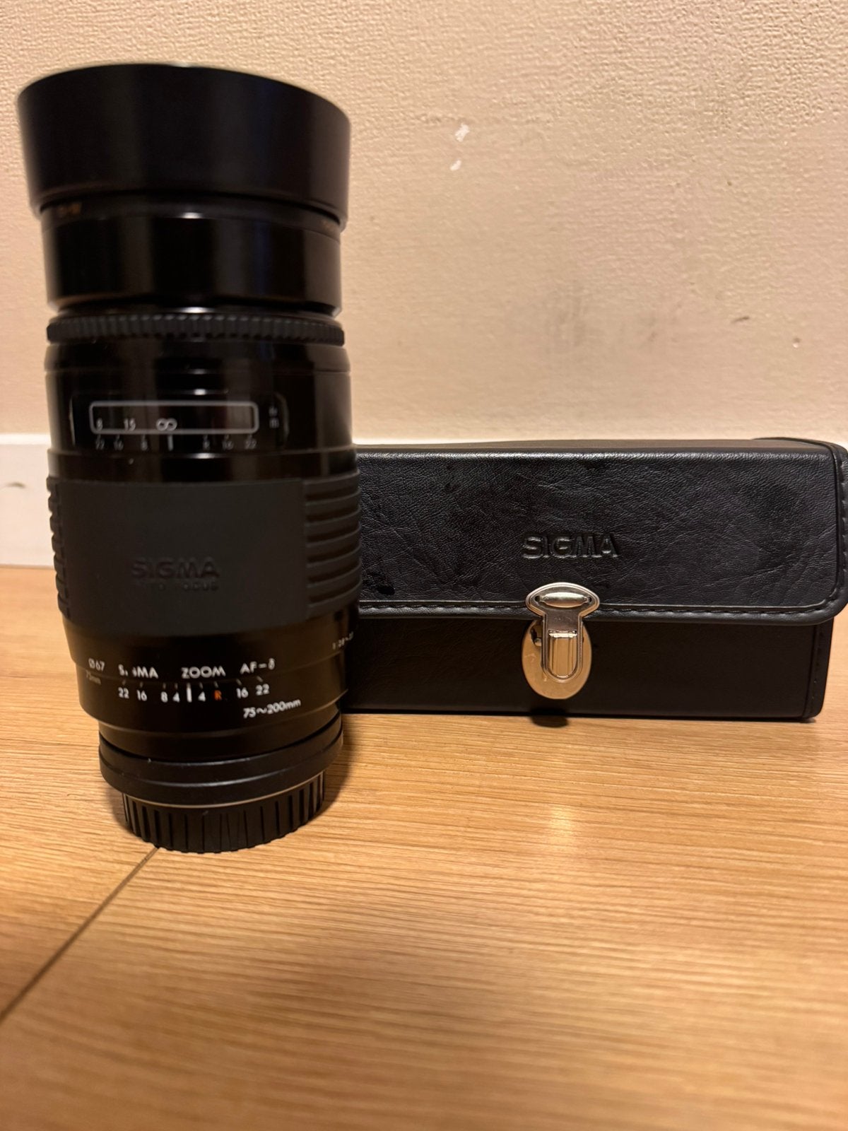 Sigma 75-200mm f/3.8 Telezoom Lens + B+W Filter, Audio, Tv en Foto, Fotografie | Lenzen en Objectieven, Zo goed als nieuw, Telelens