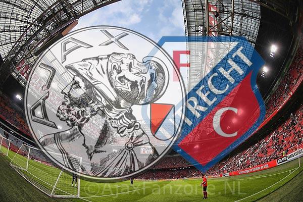 Ajax - Utrecht 4 naast elkaar vak 427, Seizoenskaart, Eén persoon, Mei
