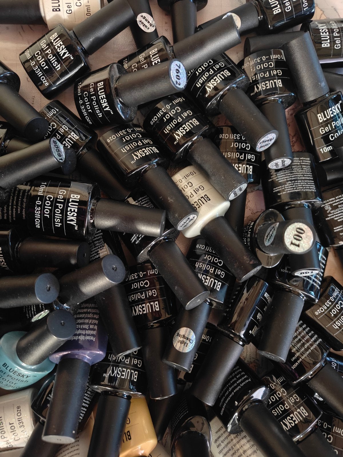 Grote partij Bluesky shellac gel nagellak - Nieuw!, Verzenden, Nieuw, Overige typen