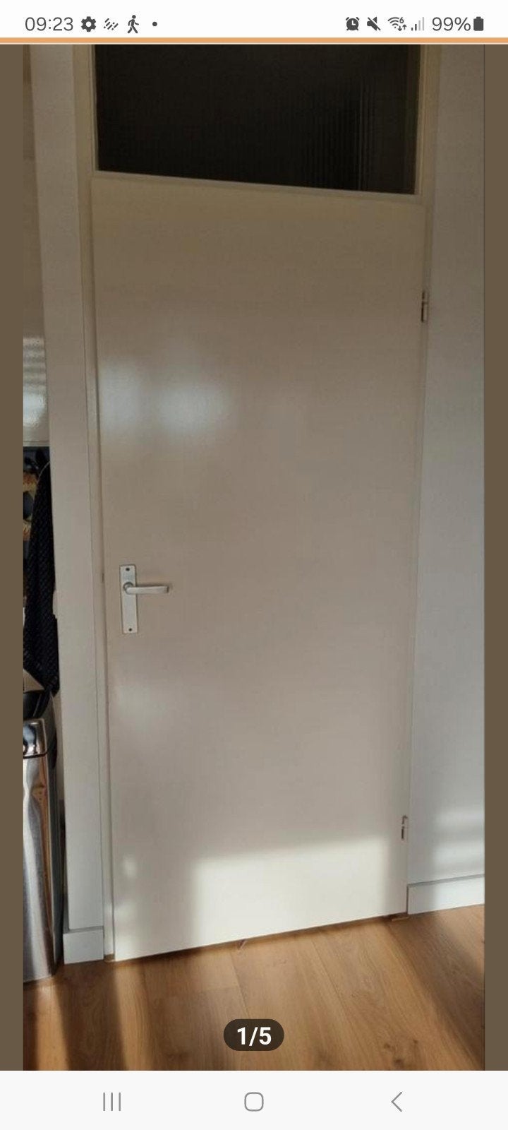 opdekdeuren, Ophalen, Binnendeur, 200 tot 215 cm