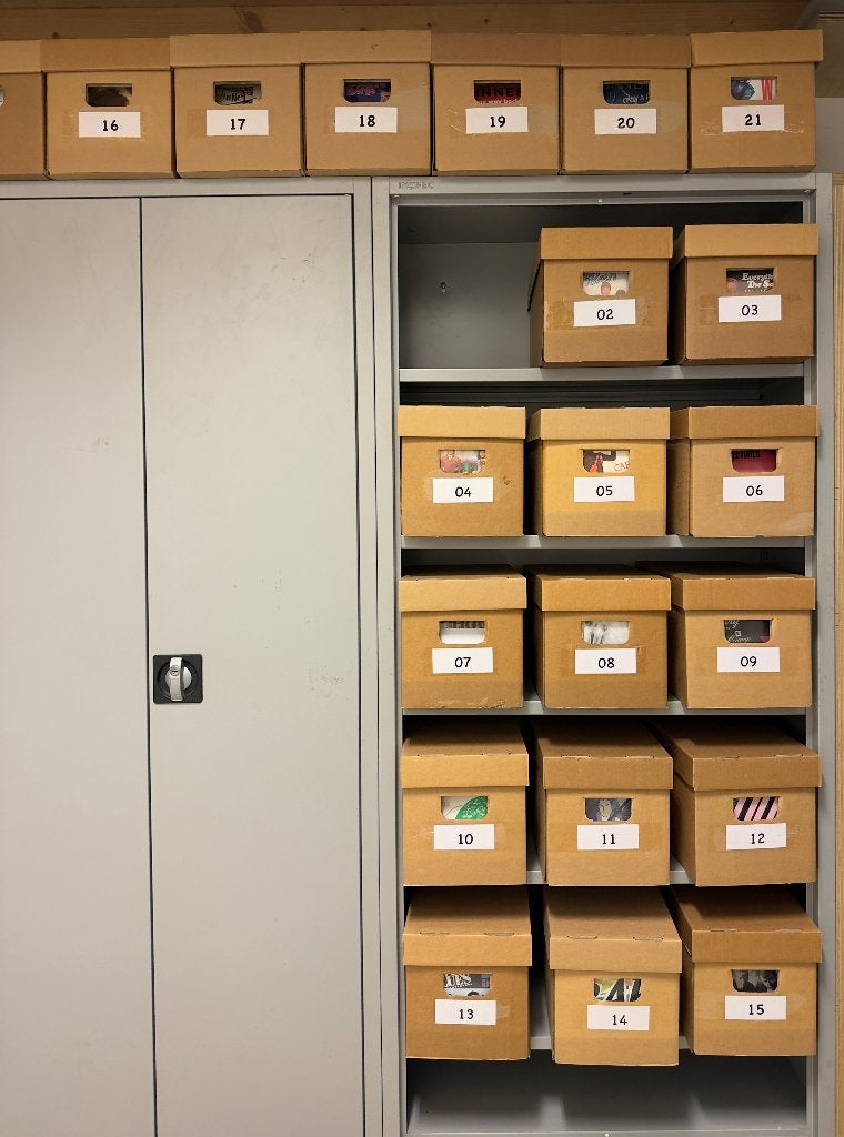 Grote collectie vinyl singeltjes – liefst als geheel