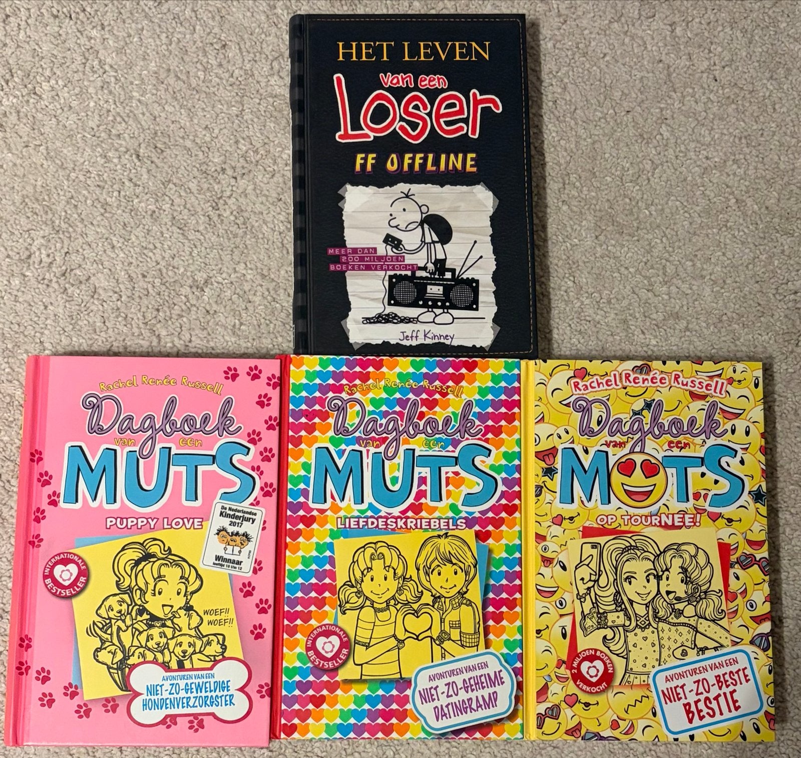 Dagboek van een Muts (3x) & Leven van een Loser (1x), Ophalen of Verzenden, Gelezen, Fictie