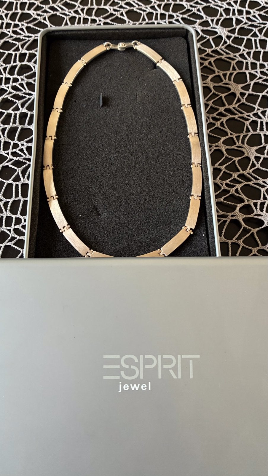 Esprit 925 zilver Dames collier, Gebruikt, Esprit, Overige materialen, Ophalen of Verzenden