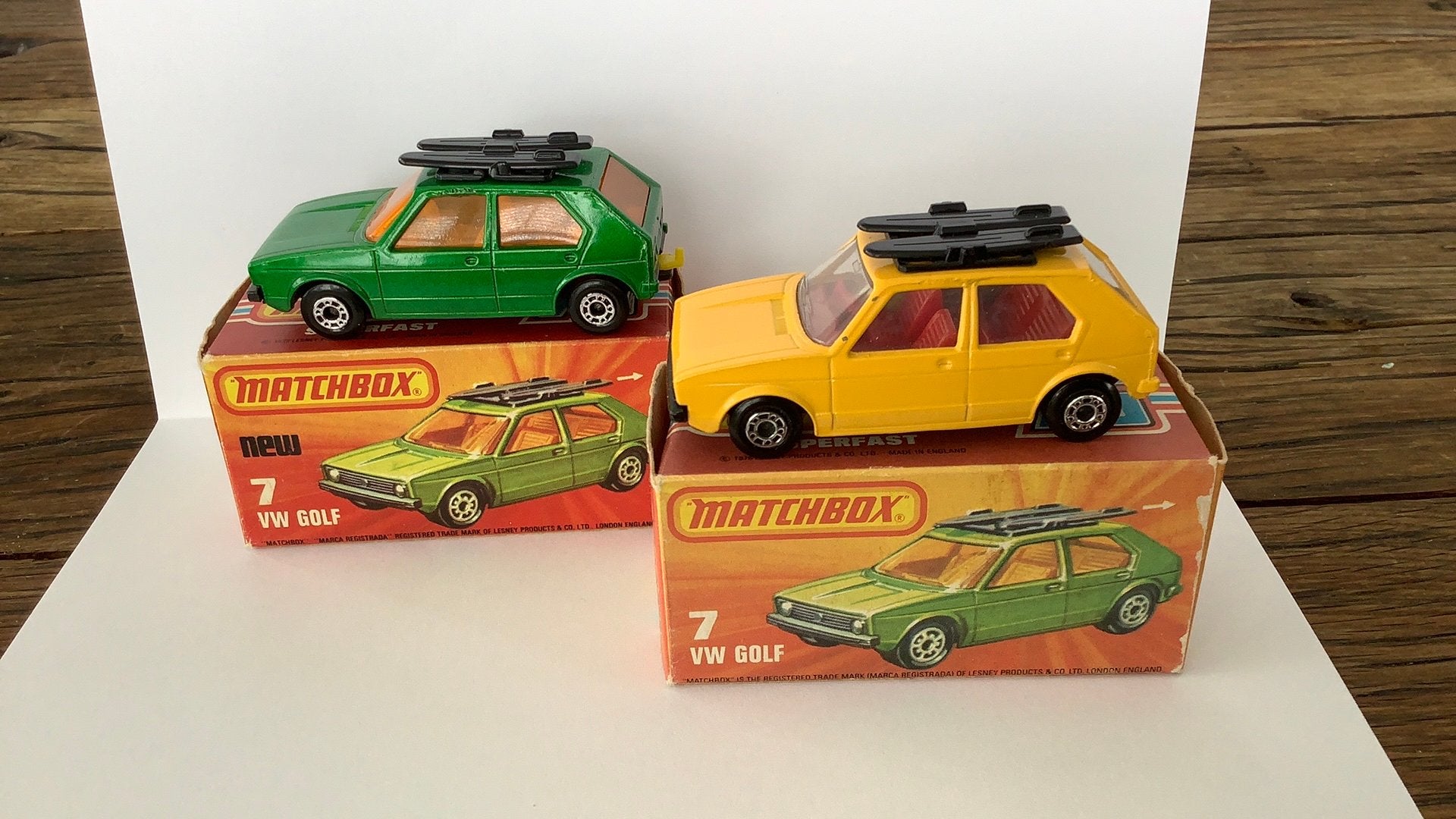 Matchbox 7 VW Golf , 2 kleur variaties, Ophalen of Verzenden, Auto
