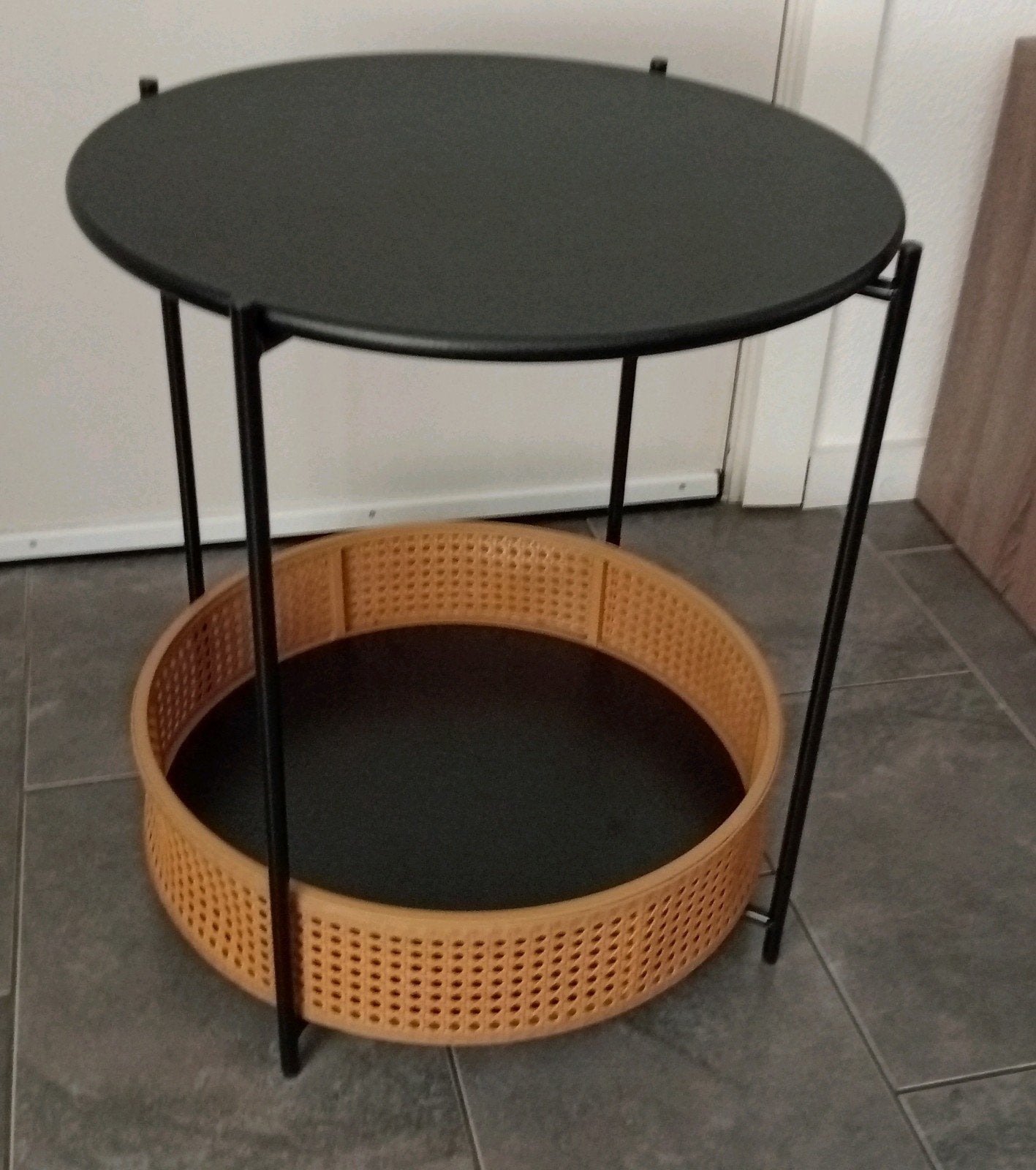Bijzettafel home creation 59cm h x 54cm breed, Huis en Inrichting, Tafels | Bijzettafels, Ophalen, Rond, Minder dan 55 cm, 45 tot 60 cm
