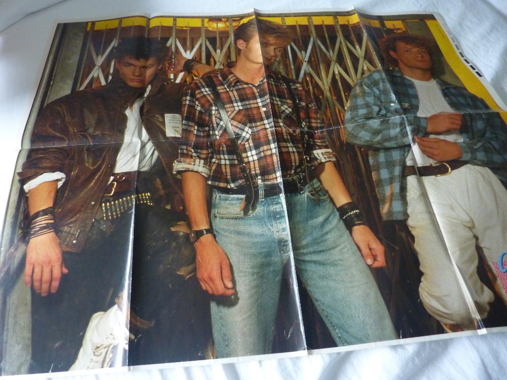 POSTER SPANDAU BALLET- A-HA, Verzenden, Zo goed als nieuw, A1 t/m A3, Film en Tv