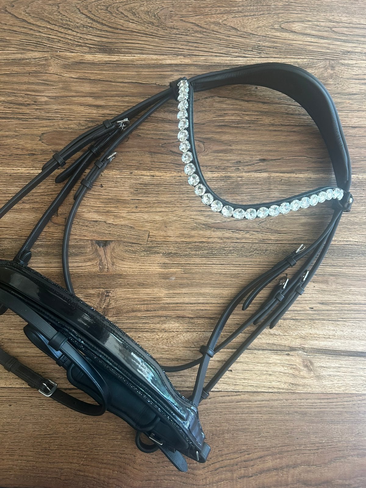 Hoofdstel met crystals, Dieren en Toebehoren, Paarden en Pony's | Hoofdstellen en Tuigage, Ophalen of Verzenden, Nieuw, Dressuur