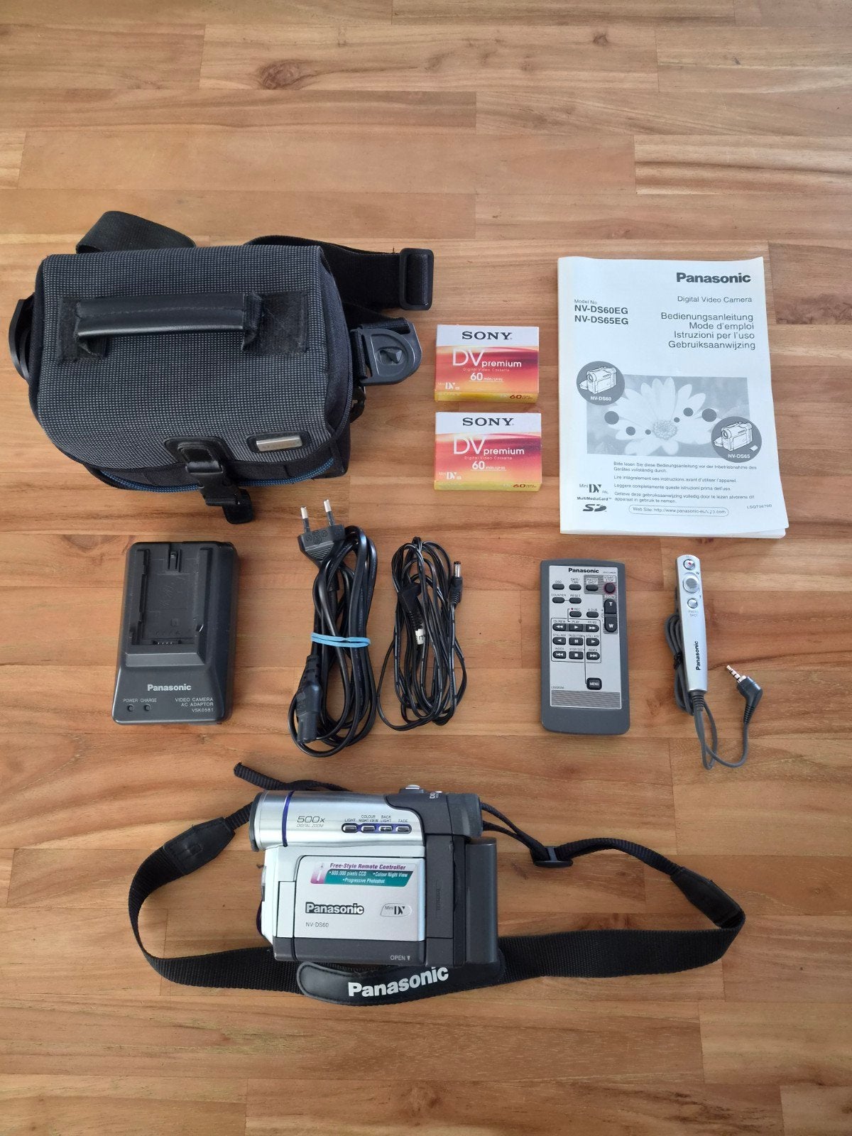 Panasonic digitale videocamera, Panasonic, Ophalen of Verzenden, Zo goed als nieuw, 8 tot 20x