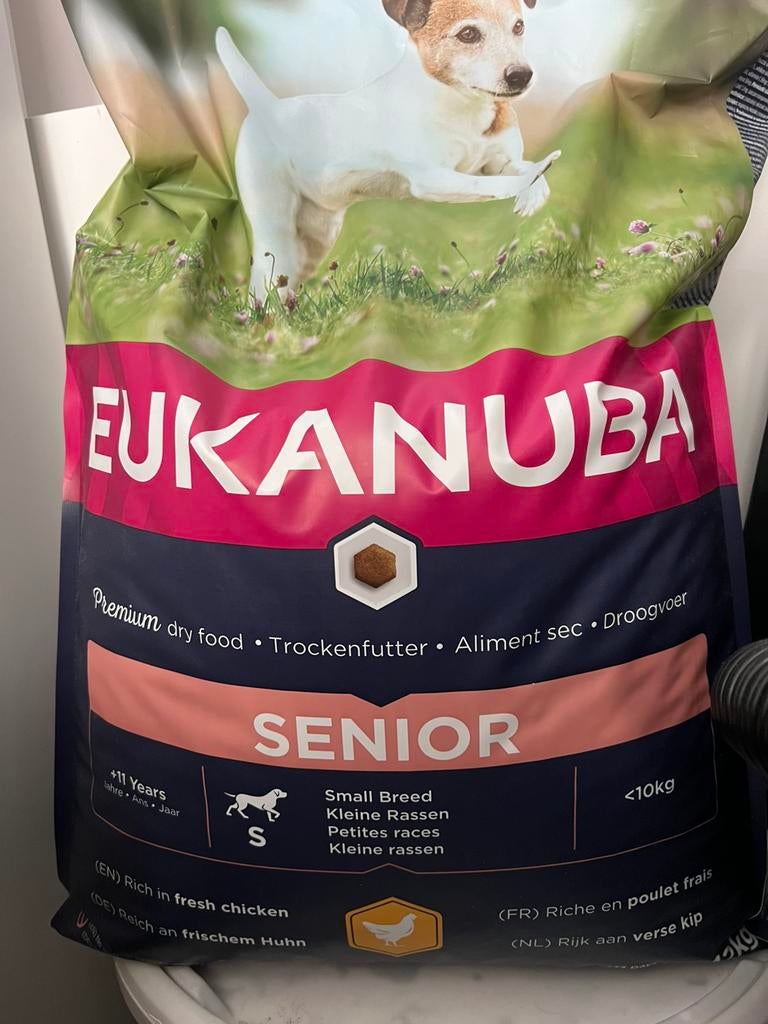 Droog hondenvoer voor seniorhonden, kleine zakjes, Dieren en Toebehoren, Dierenvoeding, Ophalen, Hond