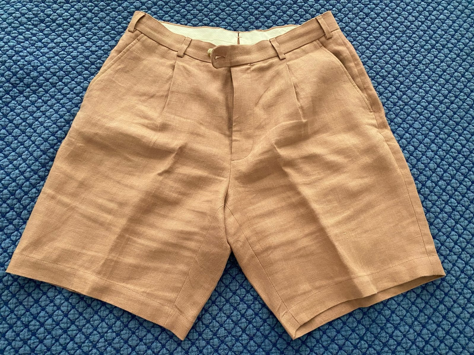 Suitsupply Firenze Shorts - Pure Linen - Maat 46, Ophalen of Verzenden, Zo goed als nieuw, Maat 46 (S) of kleiner, Roze