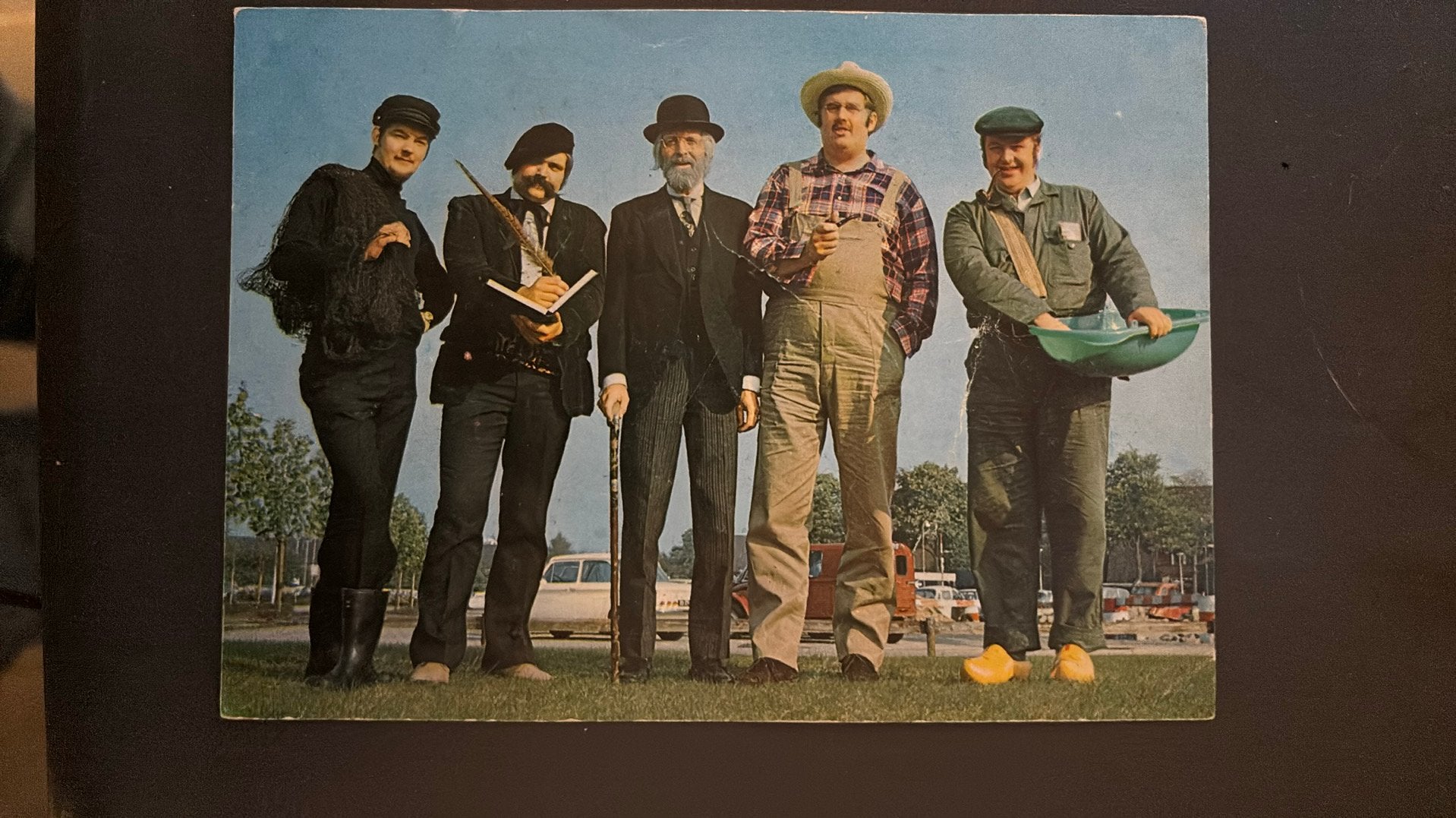 Vader Abraham en zijn Goede Zonen handtekening achter, Verzamelen, Ophalen of Verzenden, 1980 tot heden, Ongelopen, Sterren en Beroemdheden