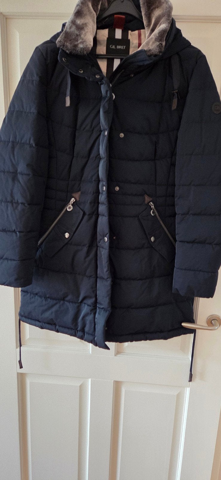 Gil Bret dames winterjas zgan, Blauw, Maat 42/44 (L), Ophalen of Verzenden, Zo goed als nieuw