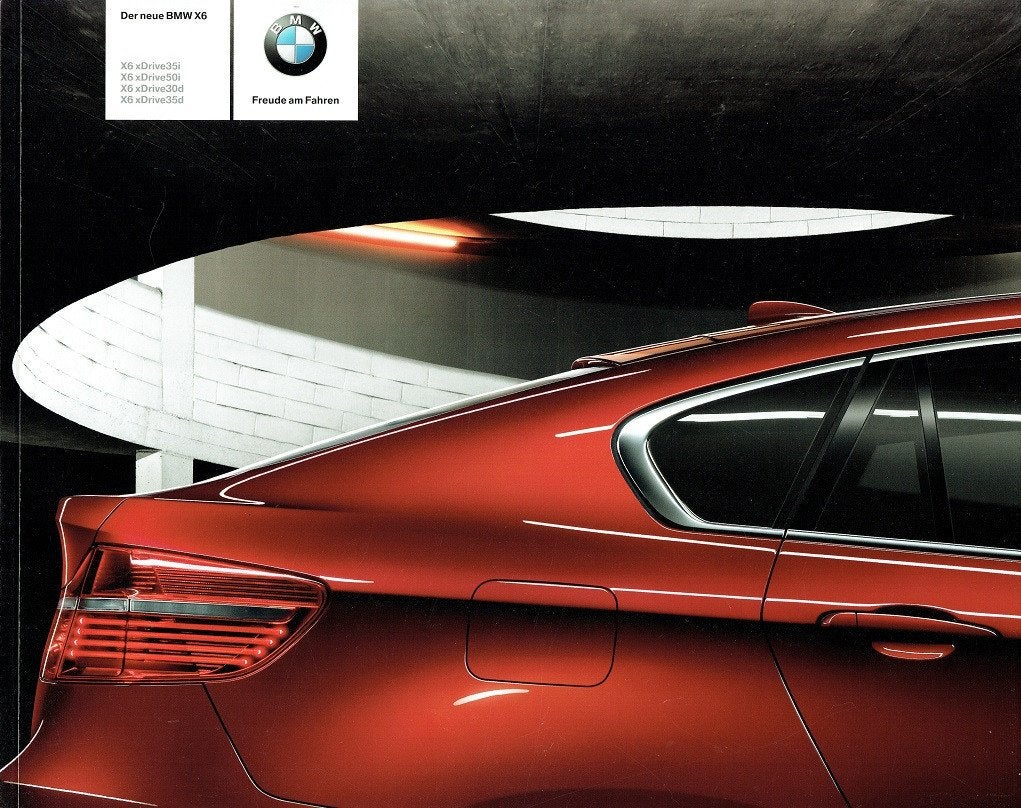 Folder BMW X6 (2008), Verzenden, Gelezen, BMW