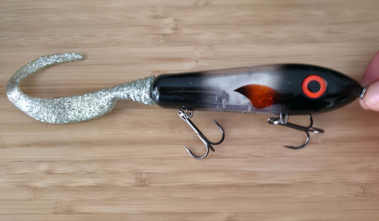 Abu Garcia Svartzonker Mctail 26cm 94gr Smashed Silver, Watersport en Boten, Ophalen of Verzenden, Gebruikt