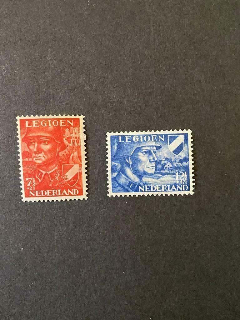 Nederland Legioenzegels NVPH 402-403 1942, Postzegels en Munten, Postzegels | Nederland, Verzenden
