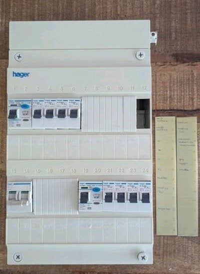 Hager Groepenkast compleet 8 groepen 1 fase, Ophalen of Verzenden, Gebruikt, Hager, Groepenkast