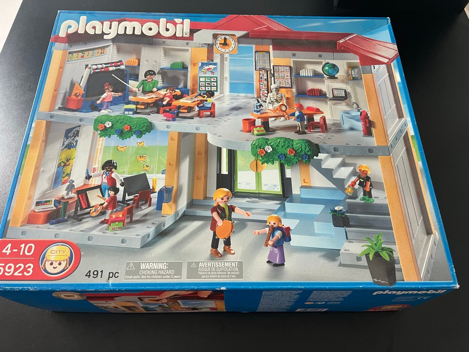 Playmobil City Life School 5923 - set, Gebouw, Complete set, Ophalen of Verzenden, Zo goed als nieuw