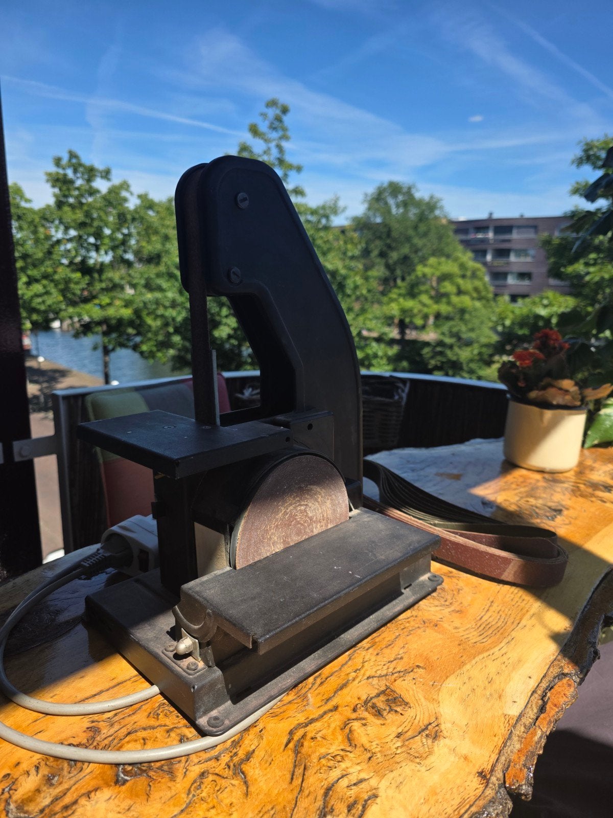 Dremel Disc-Belt Sander Model 738 - Schuurmachine, Ophalen of Verzenden, Gebruikt, Minder dan 600 watt, Bandschuurmachine