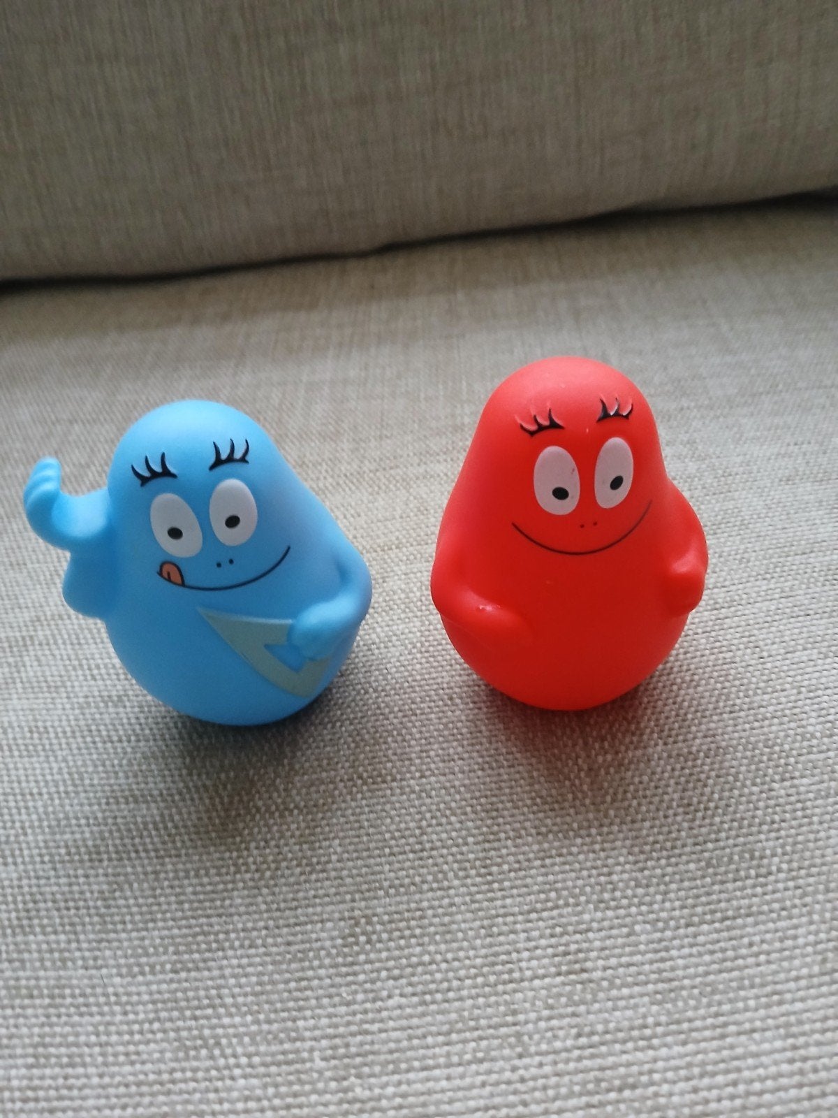 Barbapapa 2 poppetjes, Ophalen of Verzenden, Zo goed als nieuw