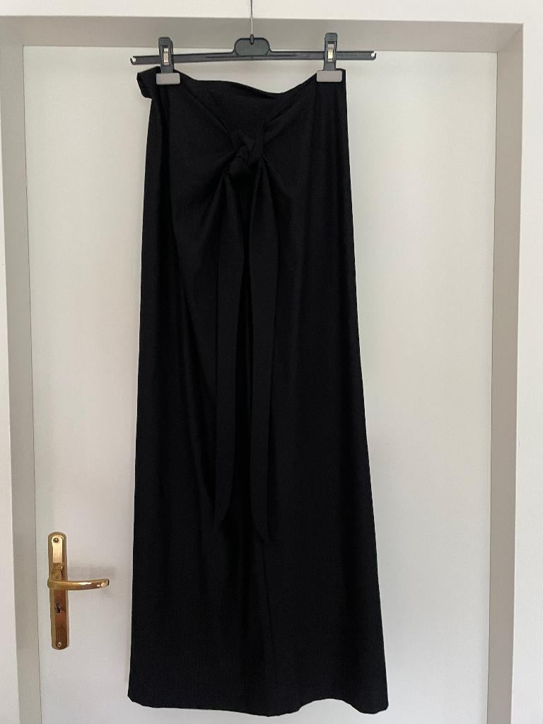 The Swiss Label: z.g.a.n. lange zwarte rok maat 38, Maat 38/40 (M), Verzenden, Zwart, The Swiss Label