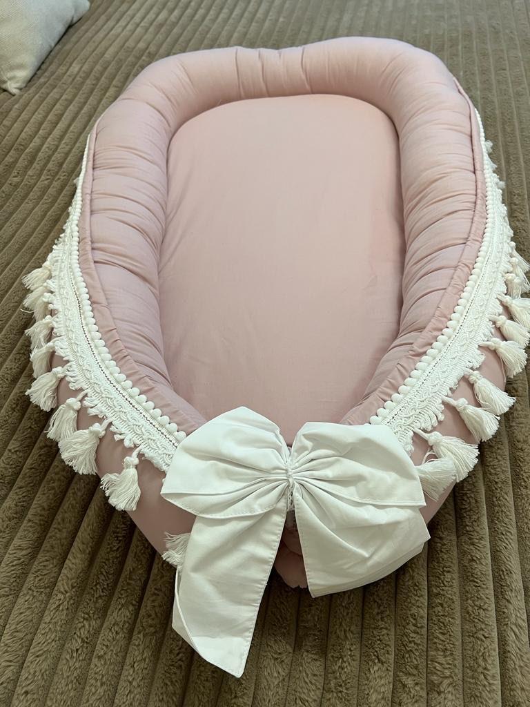 Babynest roze met wit NIEUW, Kinderen en Baby's, Babywiegjes en Ledikanten, Ophalen, Nieuw, Overige typen