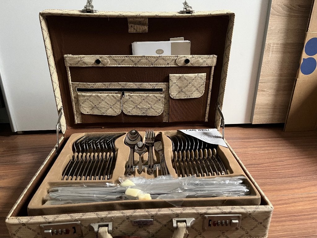 Carl Weill S.G. luxe bestekset in koffer, Bestekset, Overige typen, Nieuw, Ophalen of Verzenden