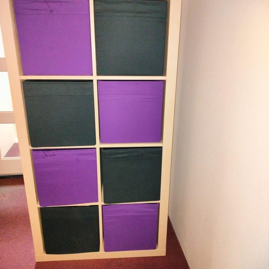 IKEA Kalax kast met mandjes, Huis en Inrichting, Kasten | Boekenkasten, Ophalen, 25 tot 50 cm, 50 tot 100 cm, Minder dan 100 cm