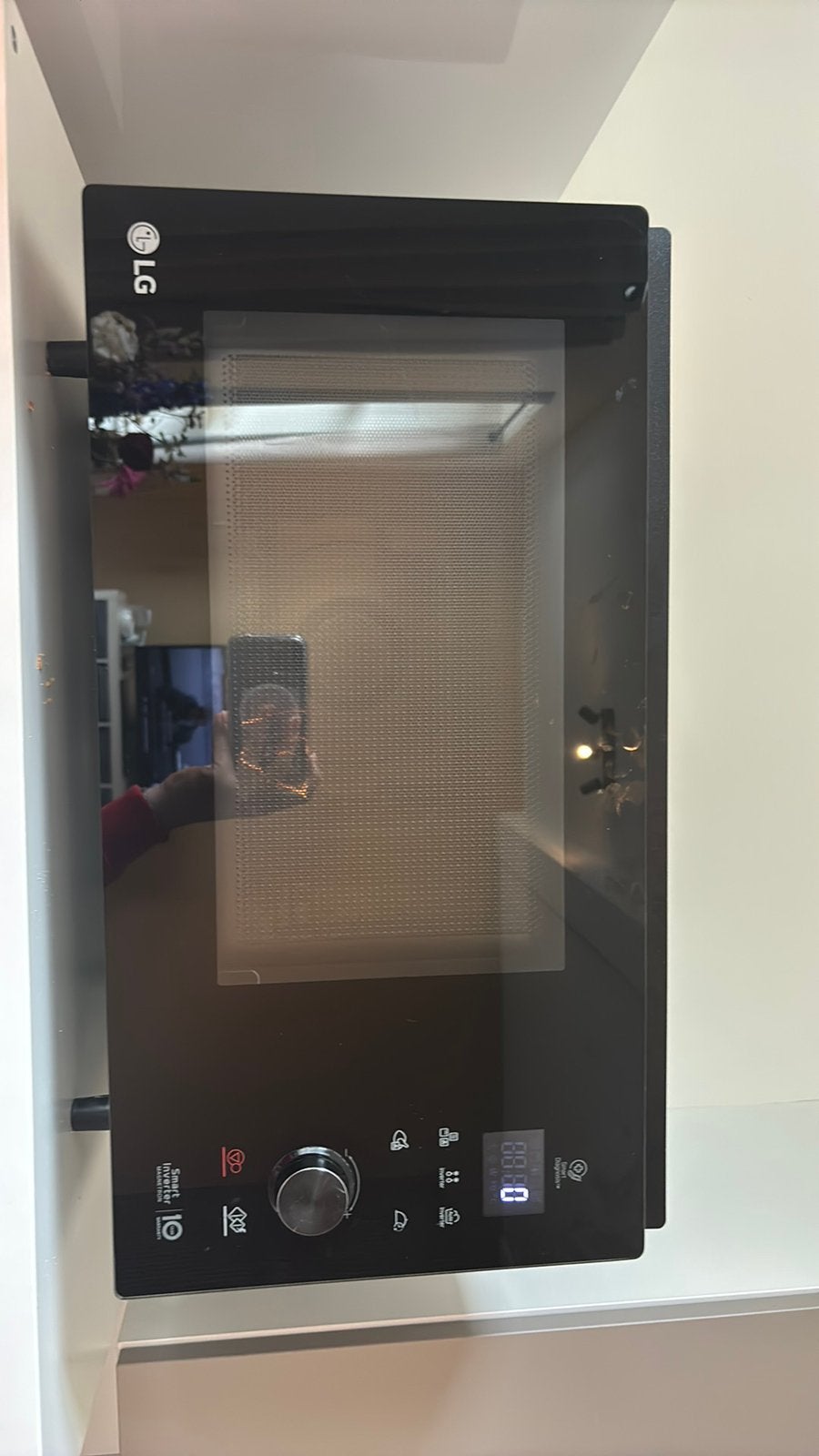LG Combimagnetron - gebruikt, Witgoed en Apparatuur, Magnetrons, Gebruikt, Vrijstaand, Combimagnetron, 45 tot 60 cm, Grill, Hete lucht