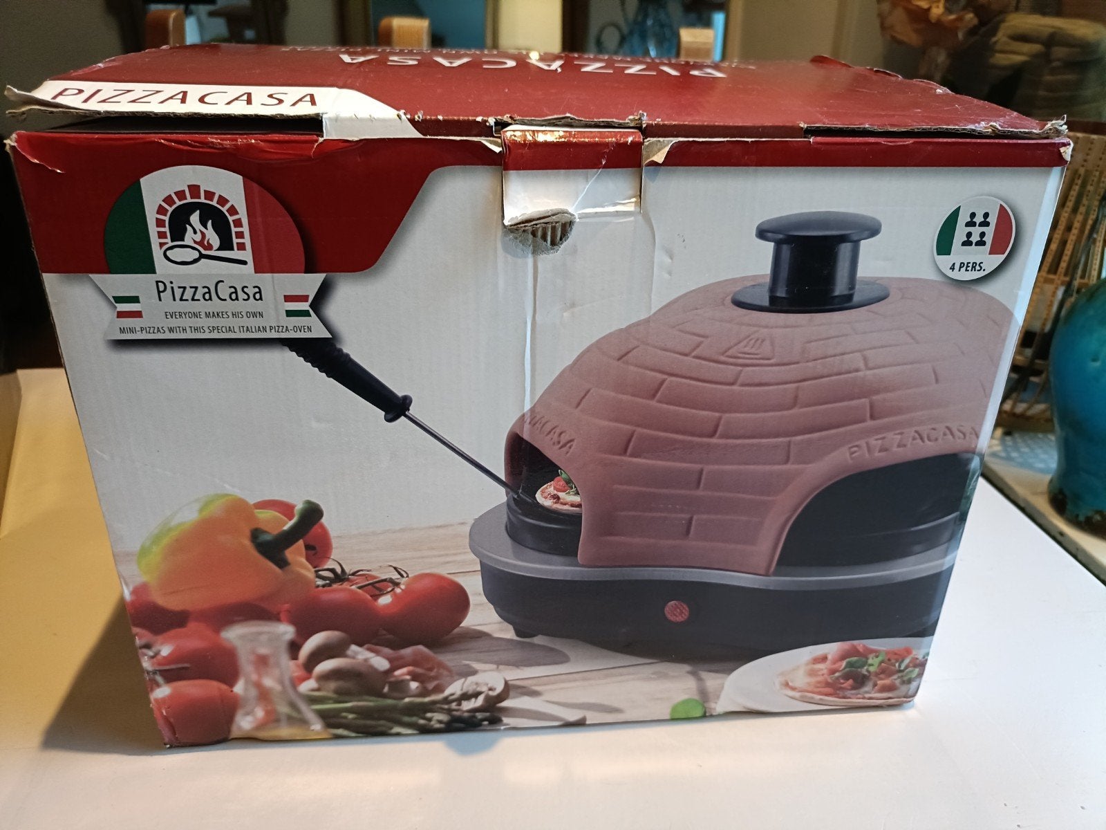 PizzaCasa pizzaoven - Slechts 1x gebruikt!, Ophalen, Nieuw, Overige typen