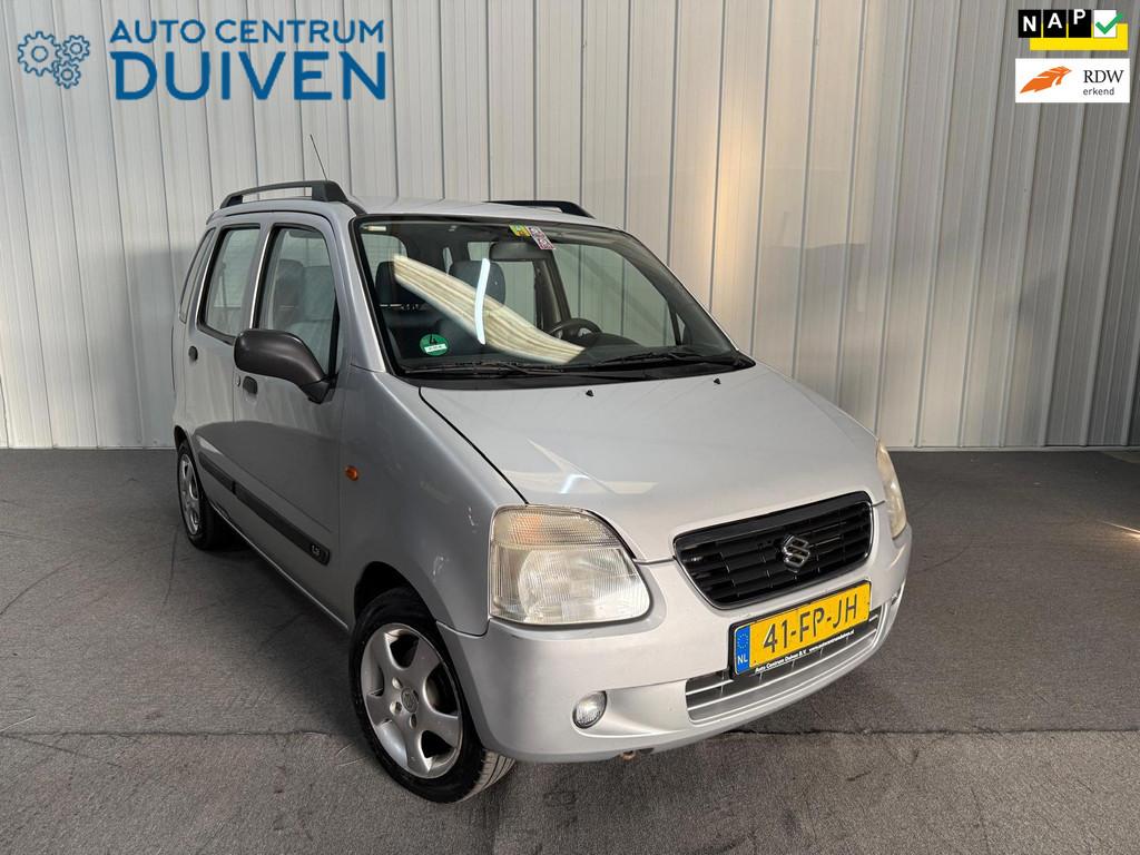 Suzuki Wagon R+ 1.3 First Edition | Nw APK | Carplay | Airco, Voorwielaandrijving, Stof, Gebruikt, 31 €/maand