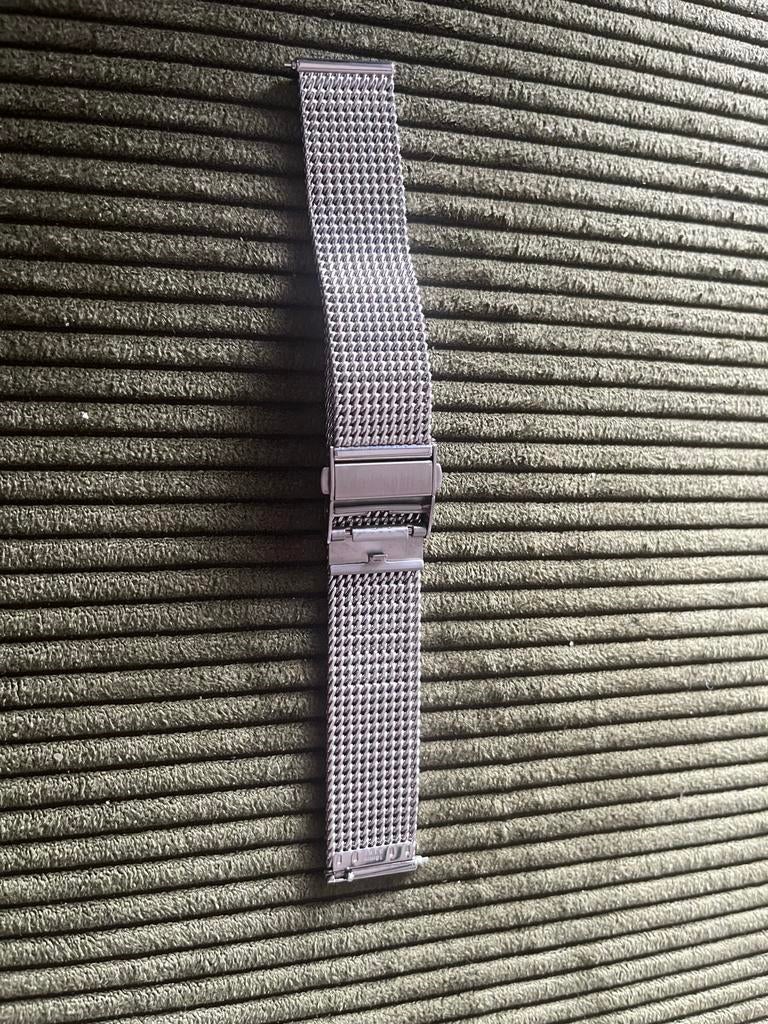 Horlogeband voor smartwatch, Ophalen of Verzenden, Nieuw, Zilver