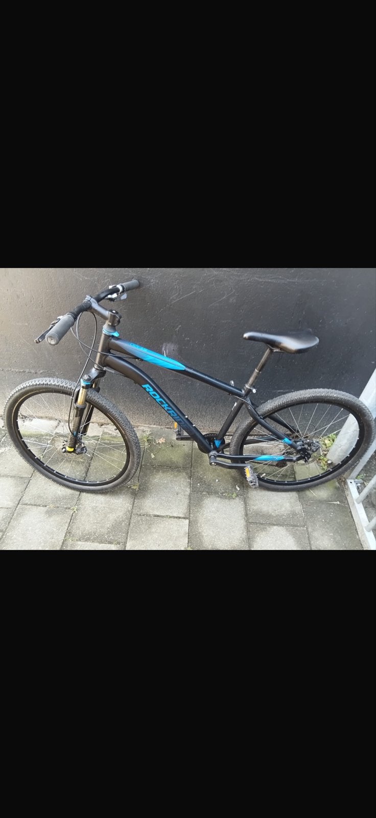 Rockrider ST 120 Mountainbike zwart blauw 26 inch., Overige merken, Gebruikt, Hardtail, Heren