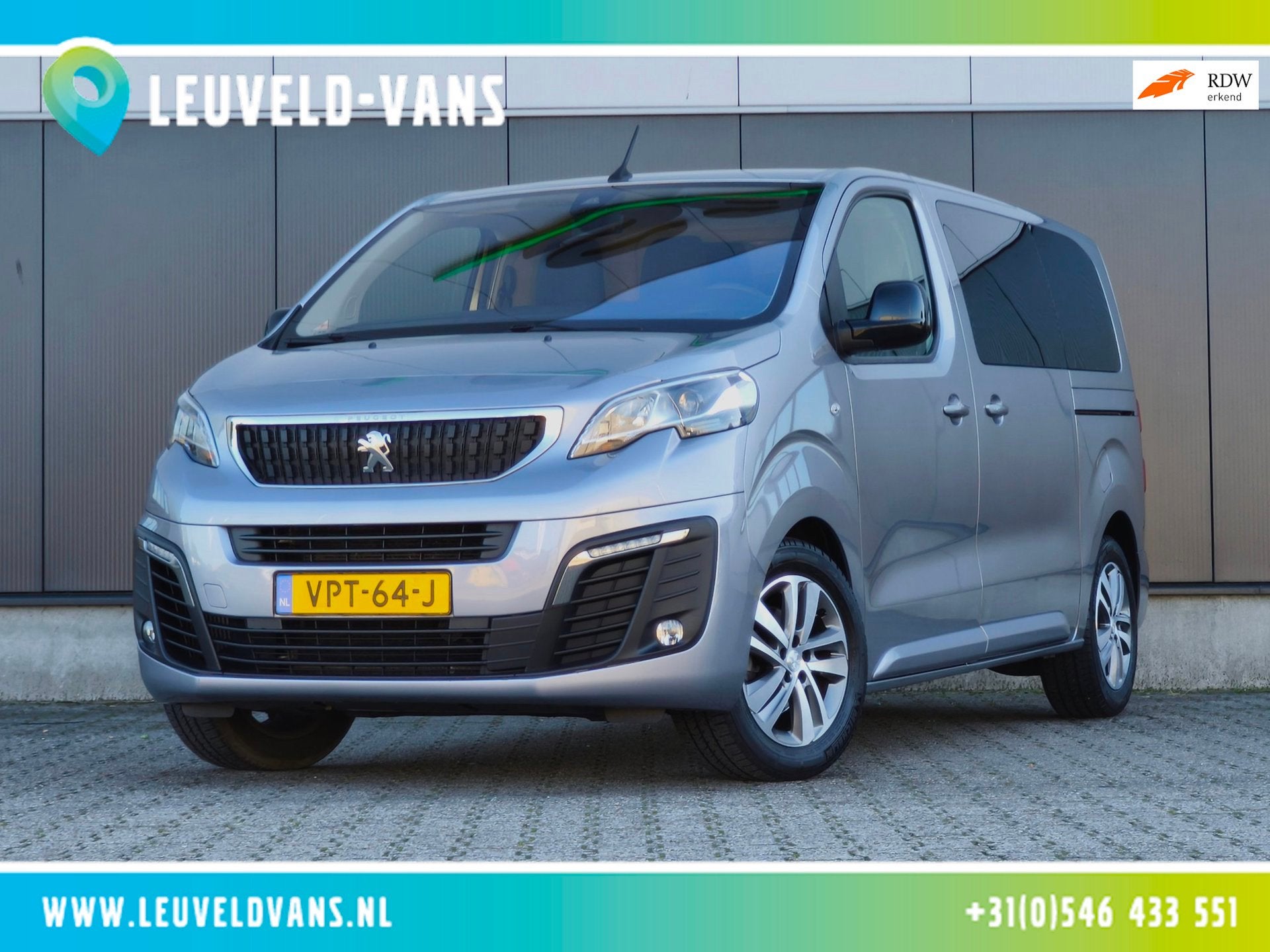 Peugeot Expert 2.0HDI 180PK 8V AUTOMAAT 2X SCHUIFDEUR CRUISE, Auto's, Gebruikt, 4 cilinders, 2000 kg, Bedrijf