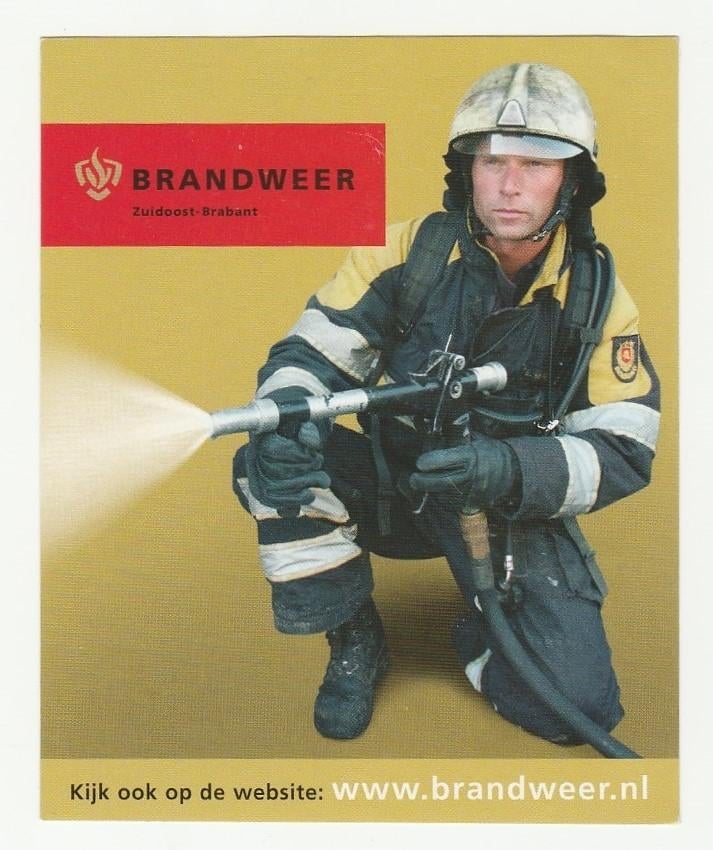 Sticker Brandweer (Zuidoost-Brabant), Verzenden, Overige soorten, Nederland, Overige typen
