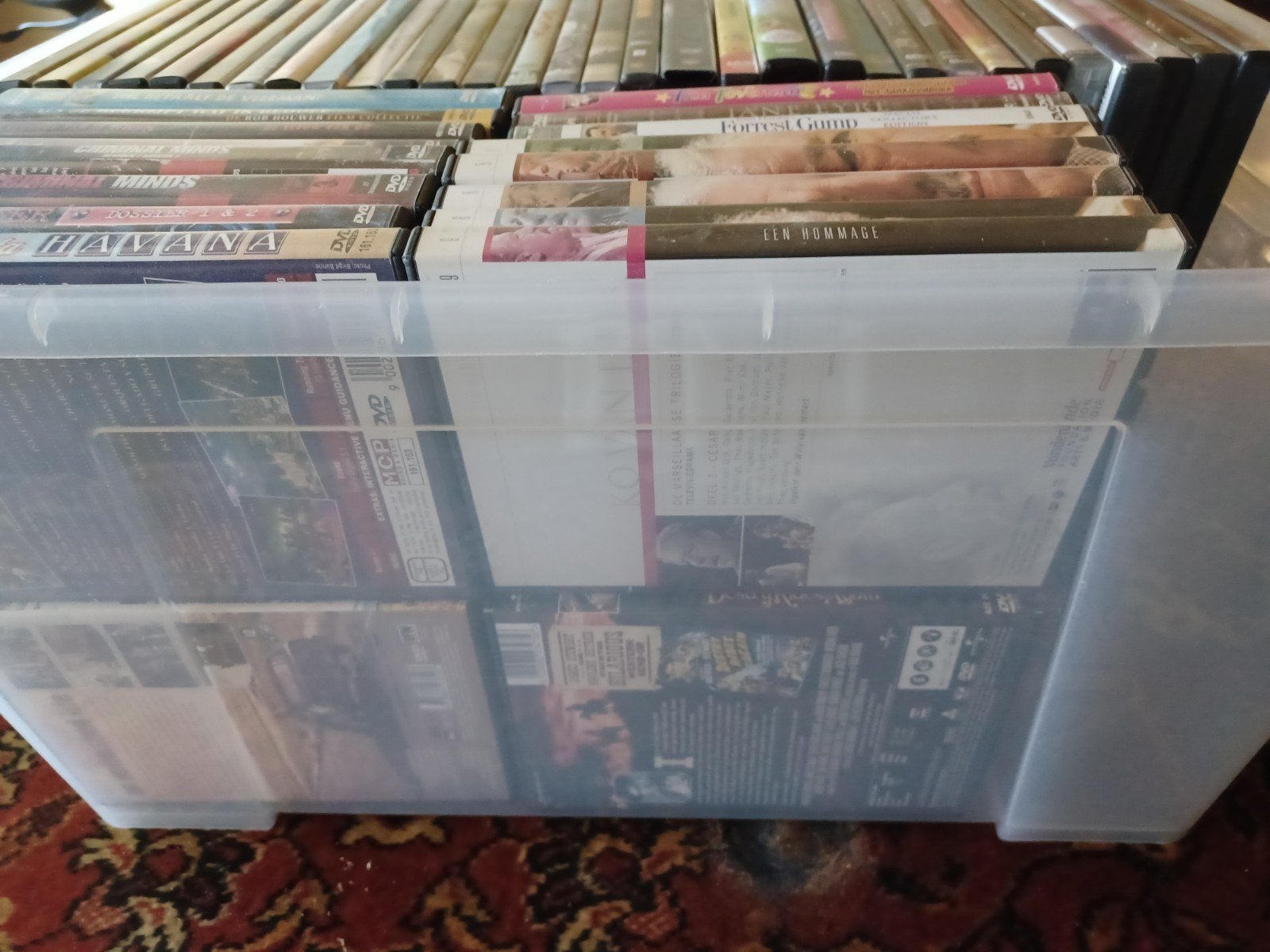 Bak met dvd's, Alle leeftijden, Ophalen, Zo goed als nieuw