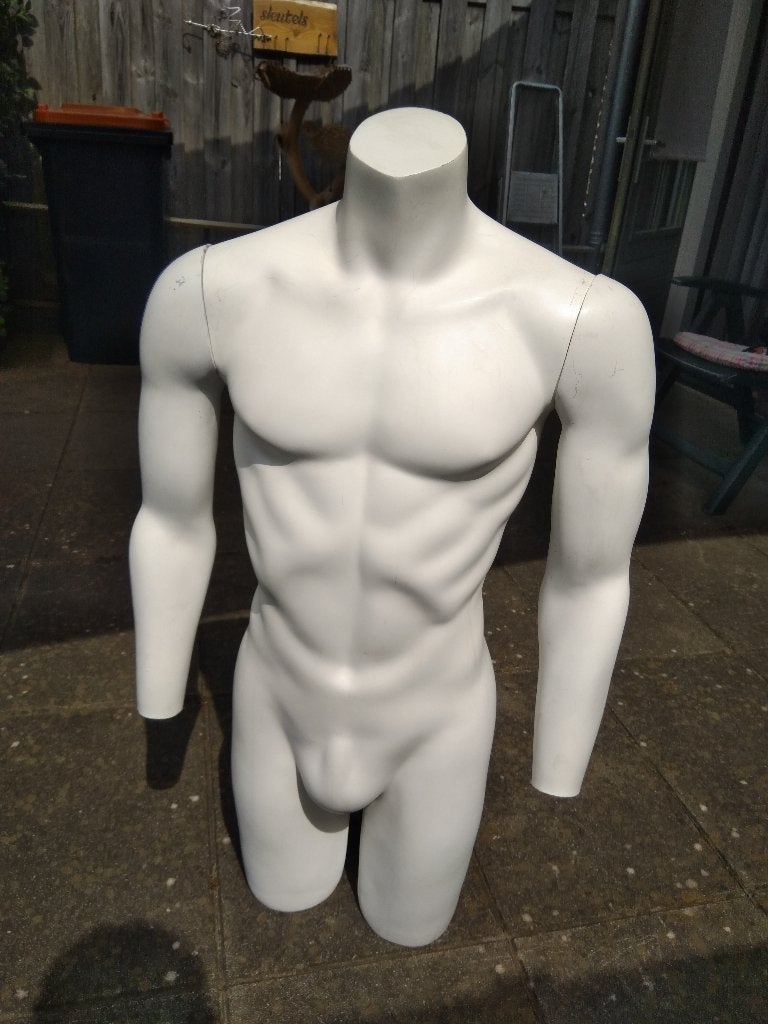 Paspop buste man met afneembare armen - maat L/XL, Ophalen, Gebruikt, Paspop