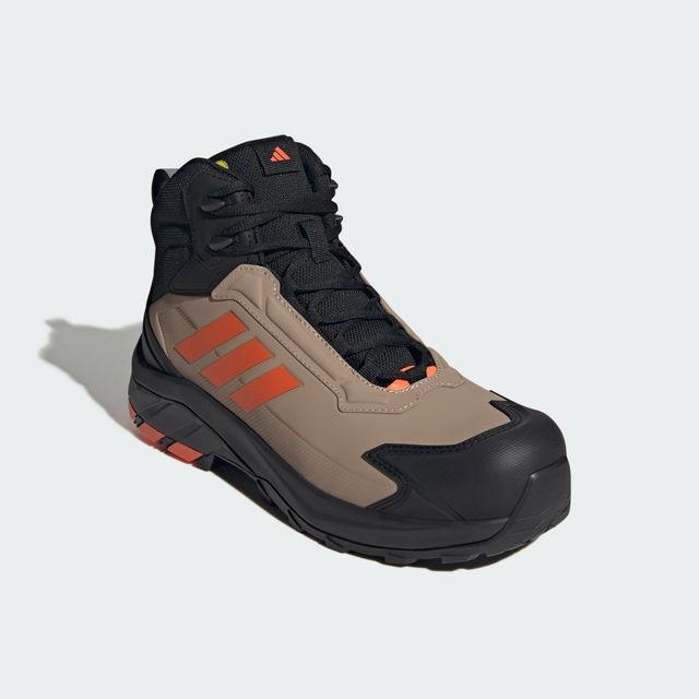 ADIDAS PRO WORK Granor Mid S3S Bruin/Oranje / 50006, Kleding | Heren, Schoenen, Werkschoenendeal, Nieuw, Ophalen of Verzenden