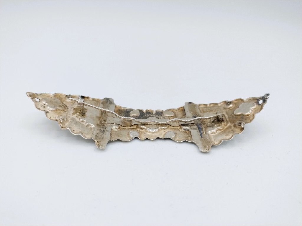 Zilveren haarspeld, A.J. Nobel, Schoonhoven, 1886, Antiek en Kunst, Verzenden, Zilver