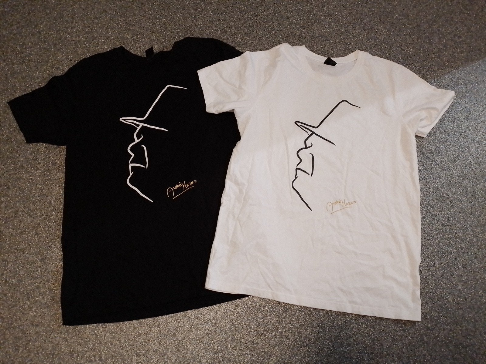 2 nieuwe shirtjes van Andre Hazes, Ophalen of Verzenden, Nieuw, Maat 52/54 (L), Zwart
