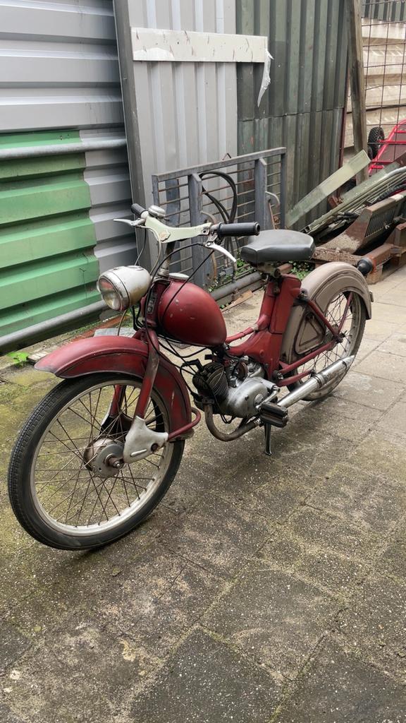 Simson 1974 SR2E, Fietsen en Brommers, Brommers | Oldtimers, Maximaal 45 km/u, 2 versnellingen, 50 cc, Ophalen
