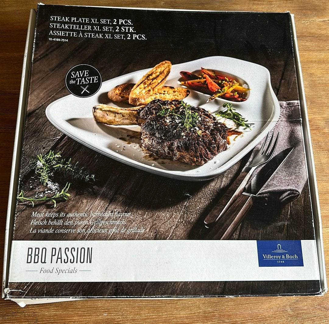 Villeroy&Boch BBQ passion, nieuw in verpakking, Ophalen, Nieuw, Porselein, Overige stijlen