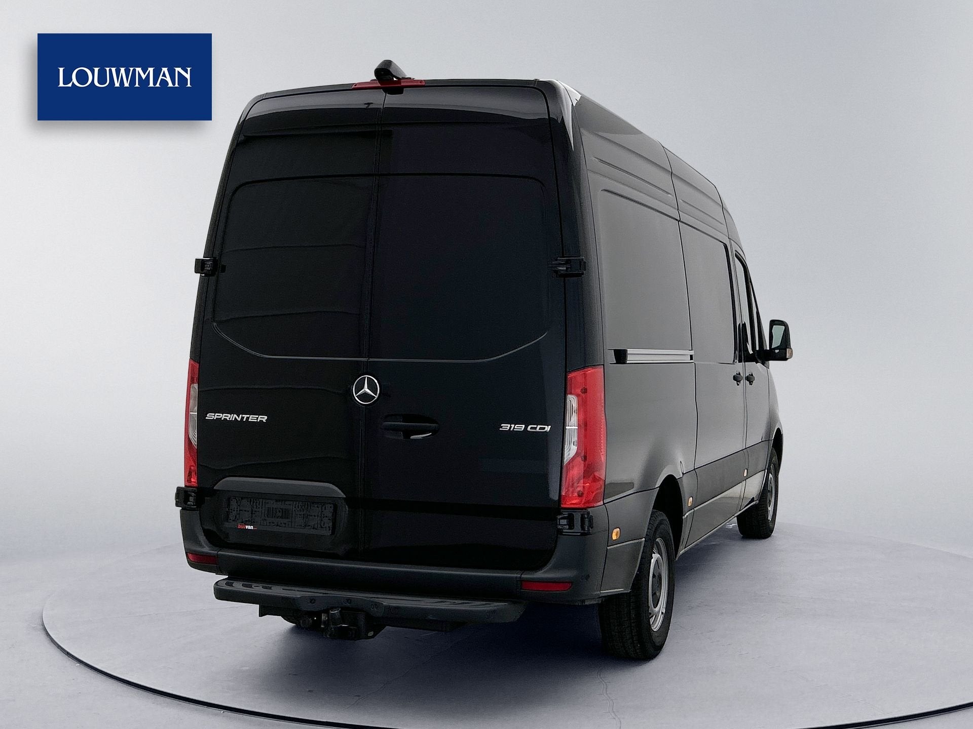 Mercedes-Benz Sprinter 319 1.9 CDI L2H2 Pro 3500KG Trekhaak, Automaat, Gebruikt, Zwart, Mercedes-Benz