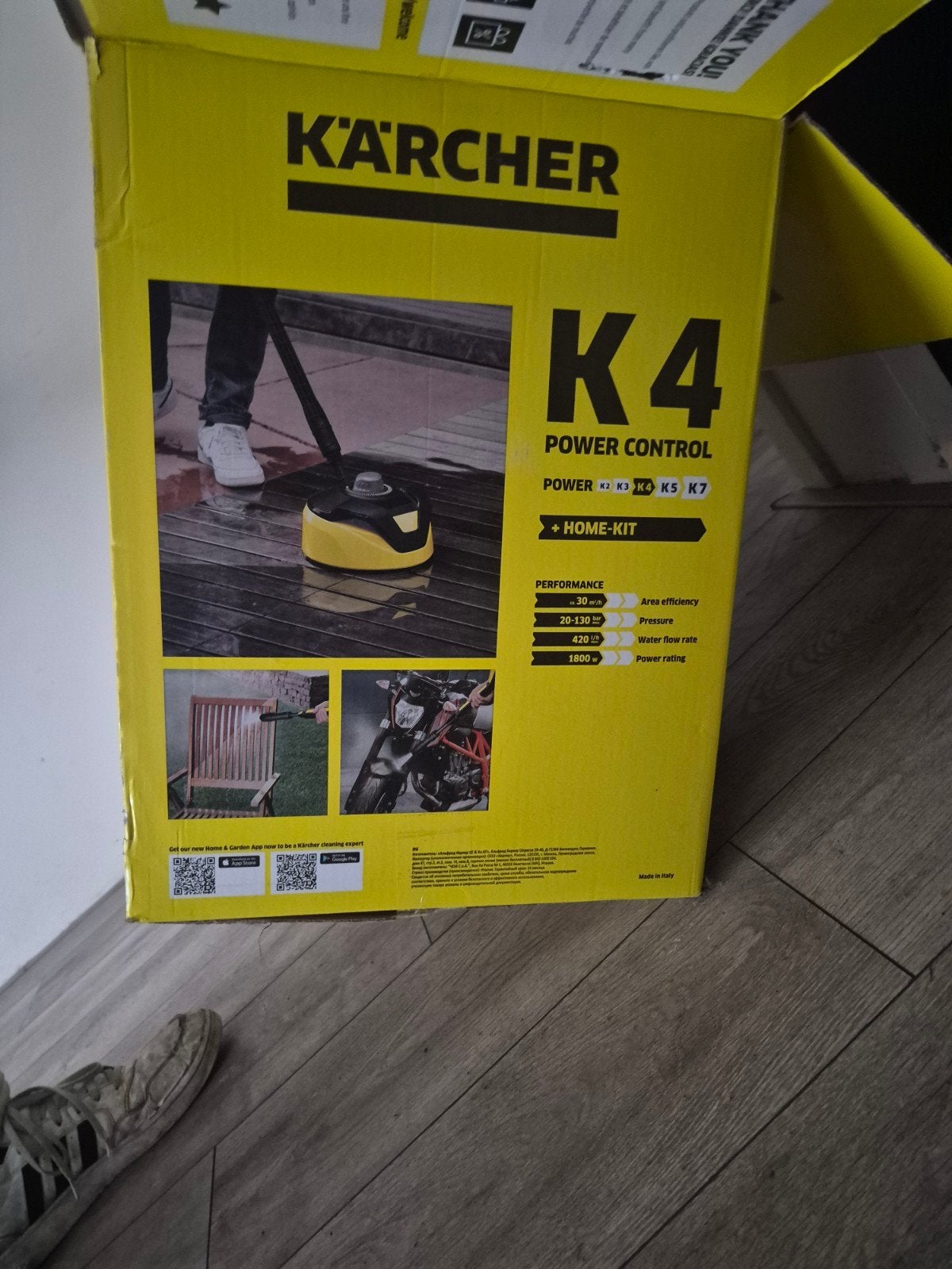 Kärcher K4 Power Control Hogedrukreiniger Home Kit, Ophalen, Kärcher, Nieuw, Met regelbare waterdruk