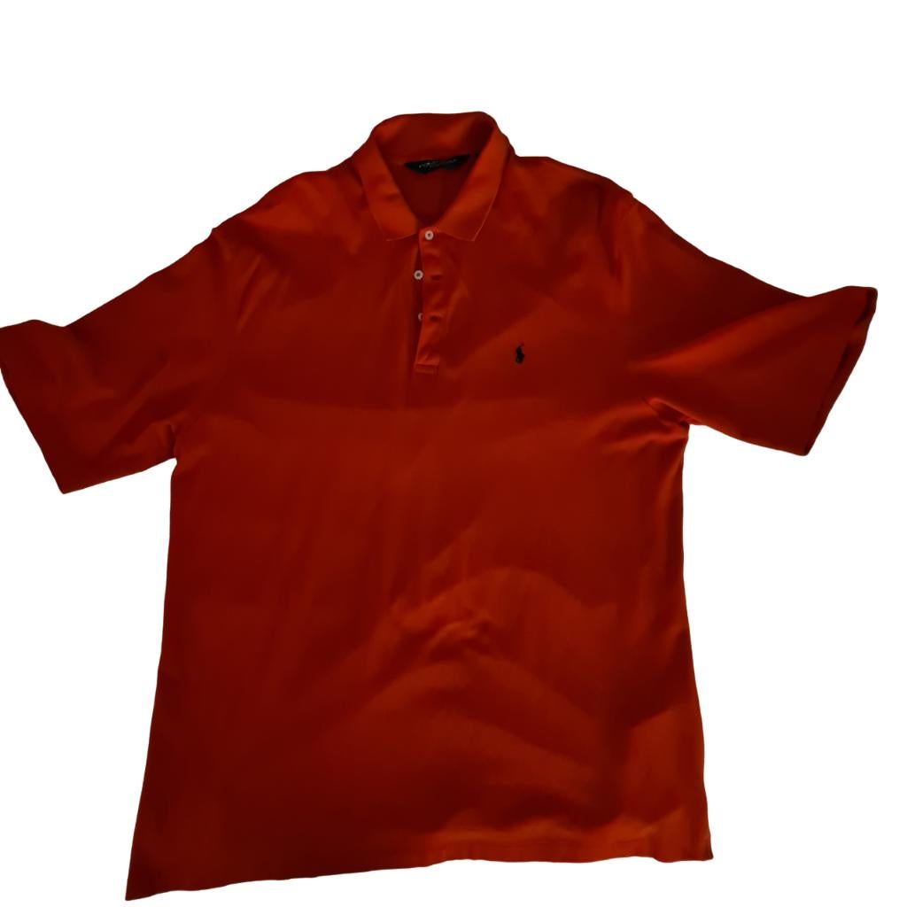 Ralph Lauren polo shirt XL effen rood   | 70, Ralph Lauren, Maat 56/58 (XL), Ophalen of Verzenden, Gedragen