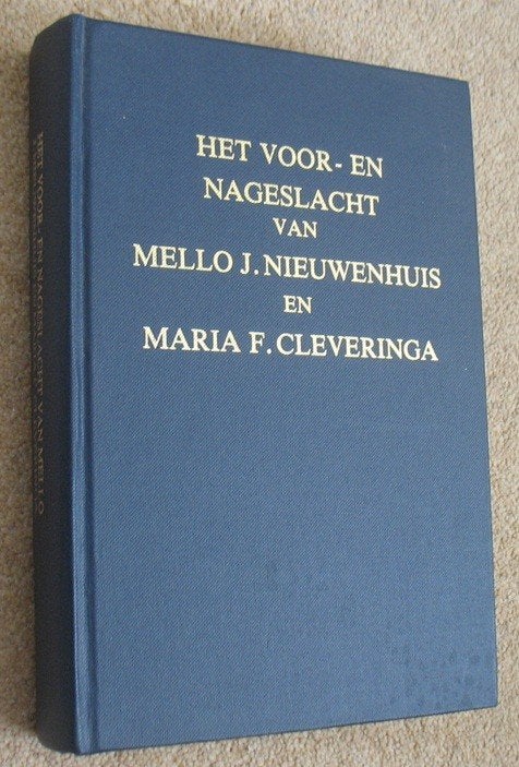 Het Voor- en Nageslacht van Mello J. Nieuwenhuis (1832-1918), Ophalen of Verzenden
