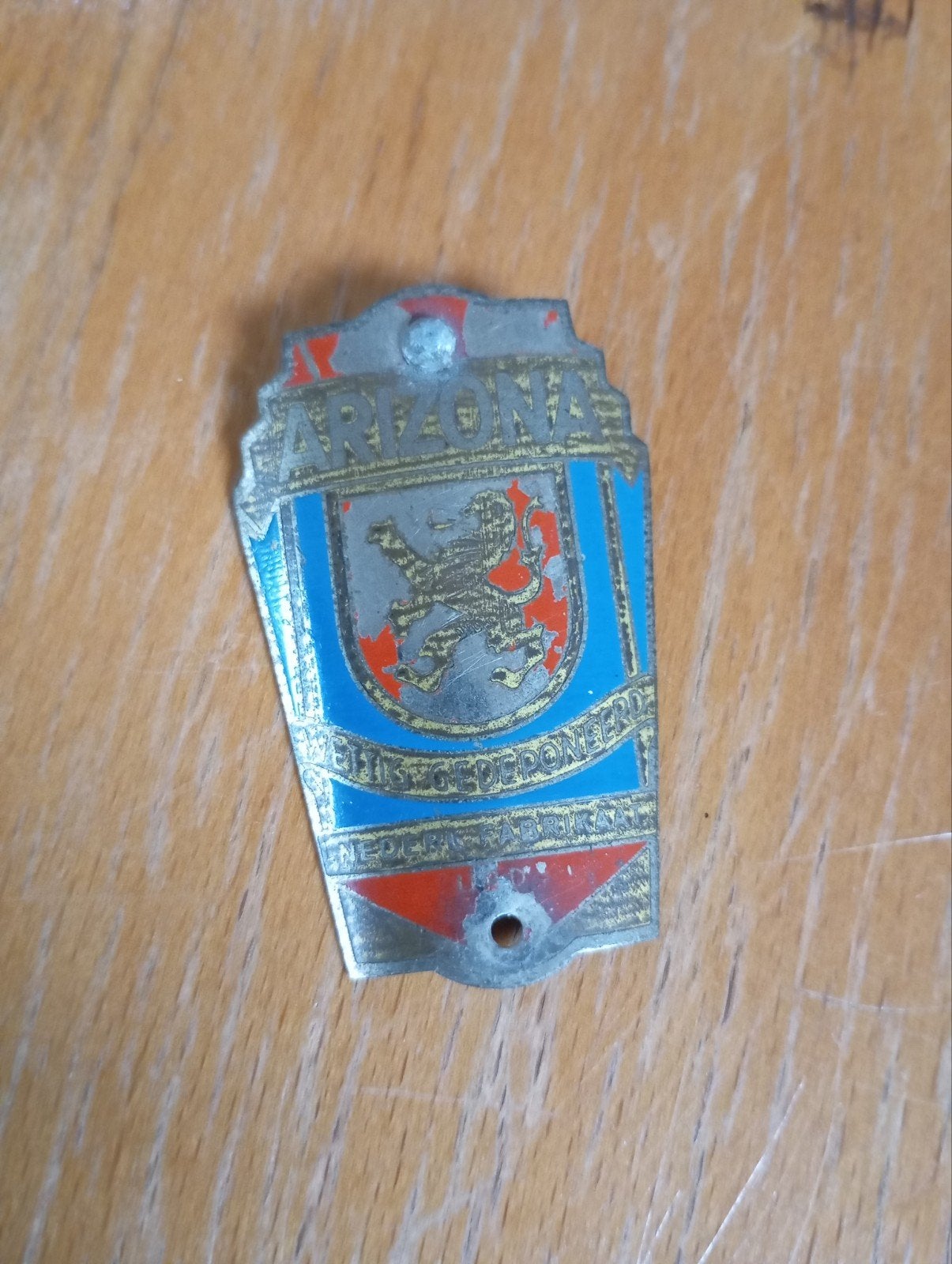 Vintage Arizona NL fabriek fiets plaatje, Ophalen of Verzenden, Gebruikt, Overige typen
