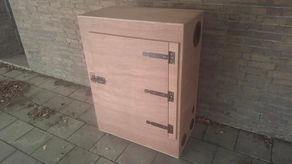 Houten kweekkast op wieltjes, Ophalen, Minder dan 50 cm, 50 tot 100 cm, Zo goed als nieuw